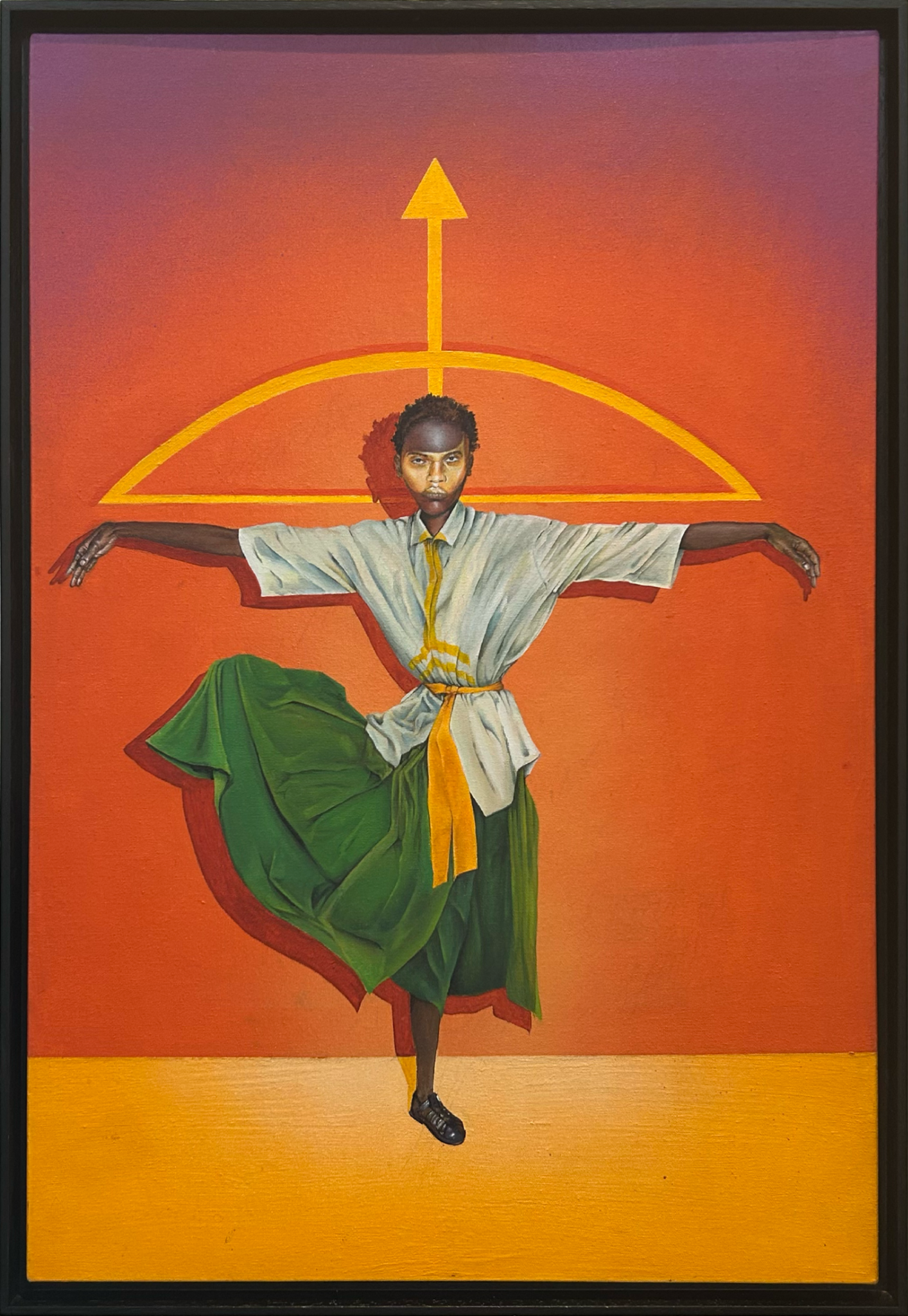 Caboclo of Oxóssi, 2018, acrylic on canvas