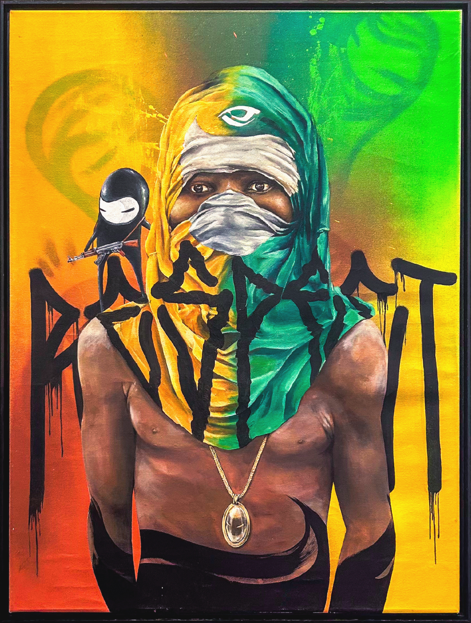 Respect, 2023, mixed media