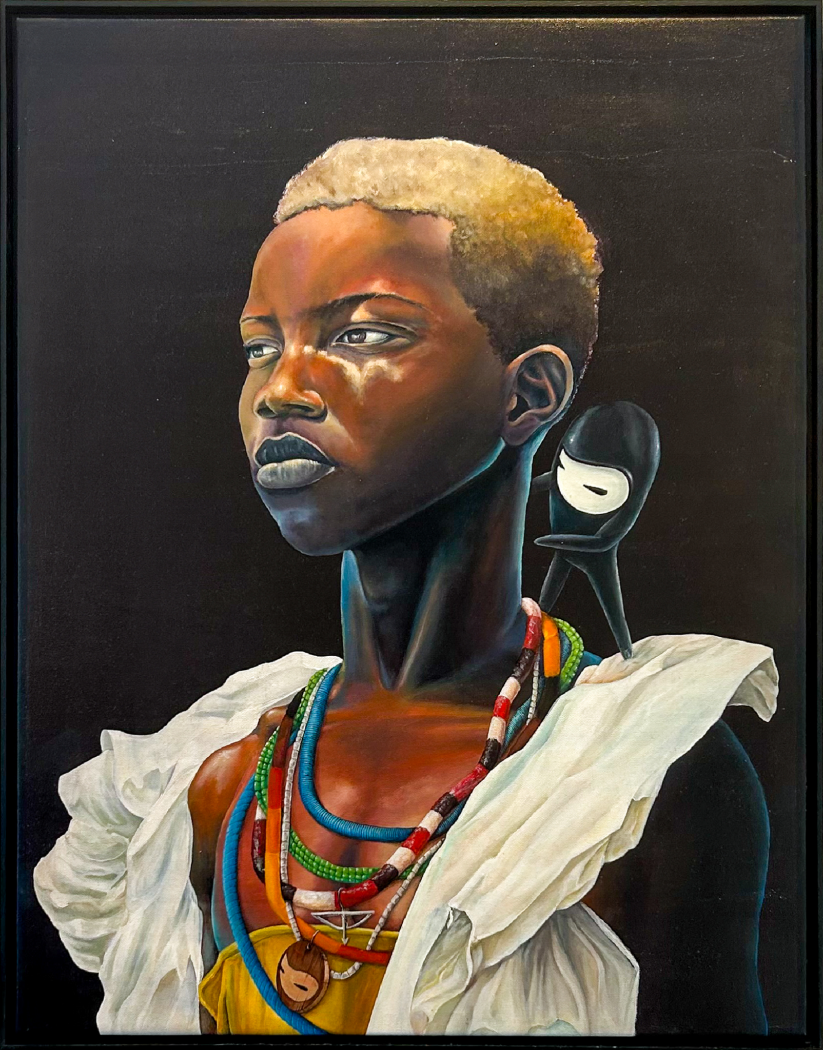 Àiyé Òrun, 2024, acrylic on canvas
