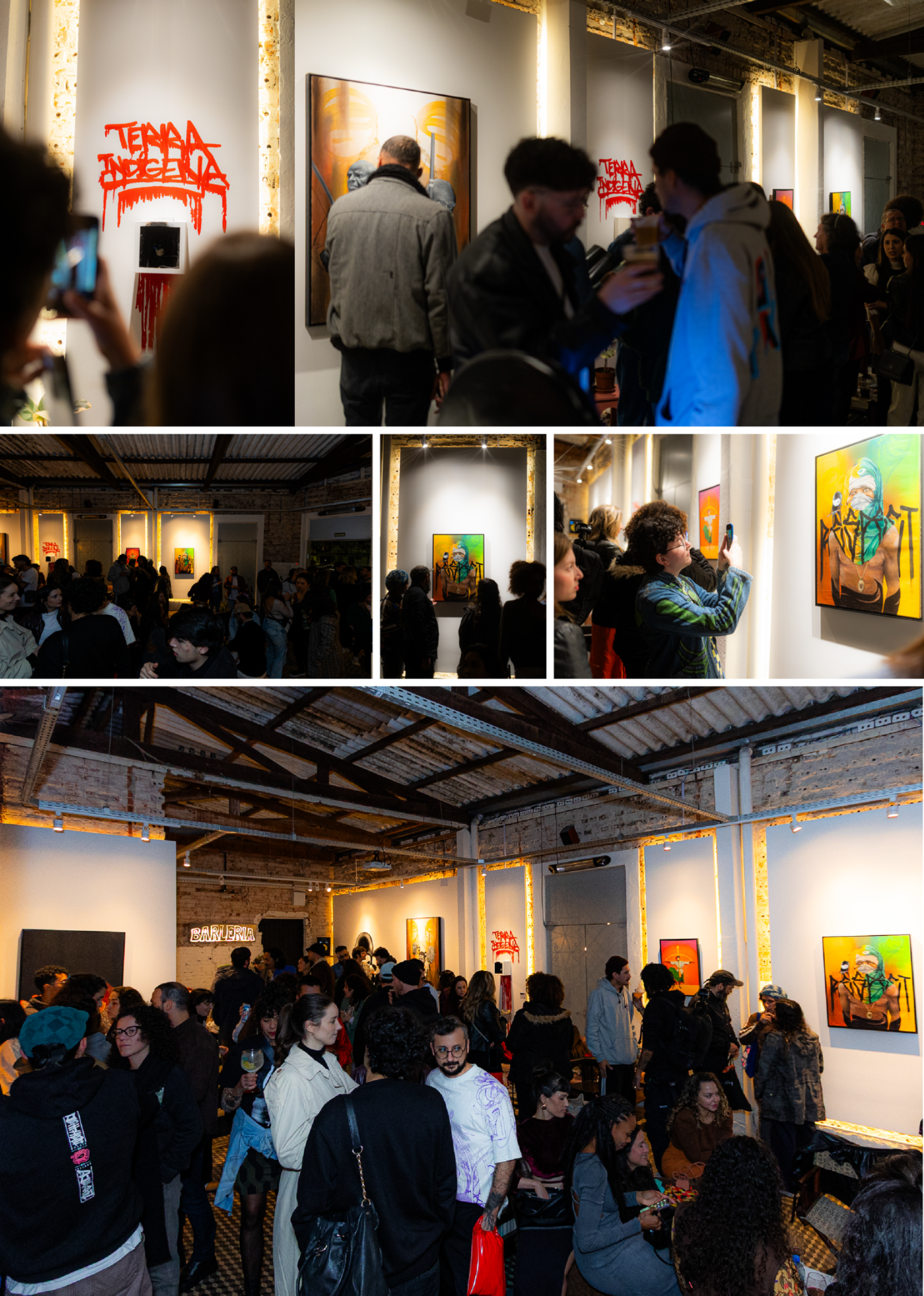 Opening night collage two